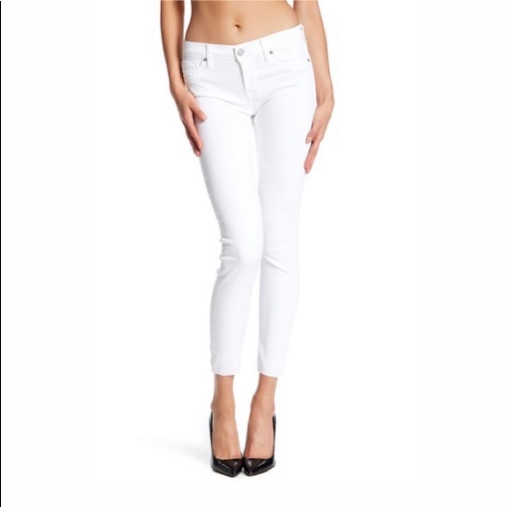 HUDSON Krista Raw Ankle Skinny Jeans